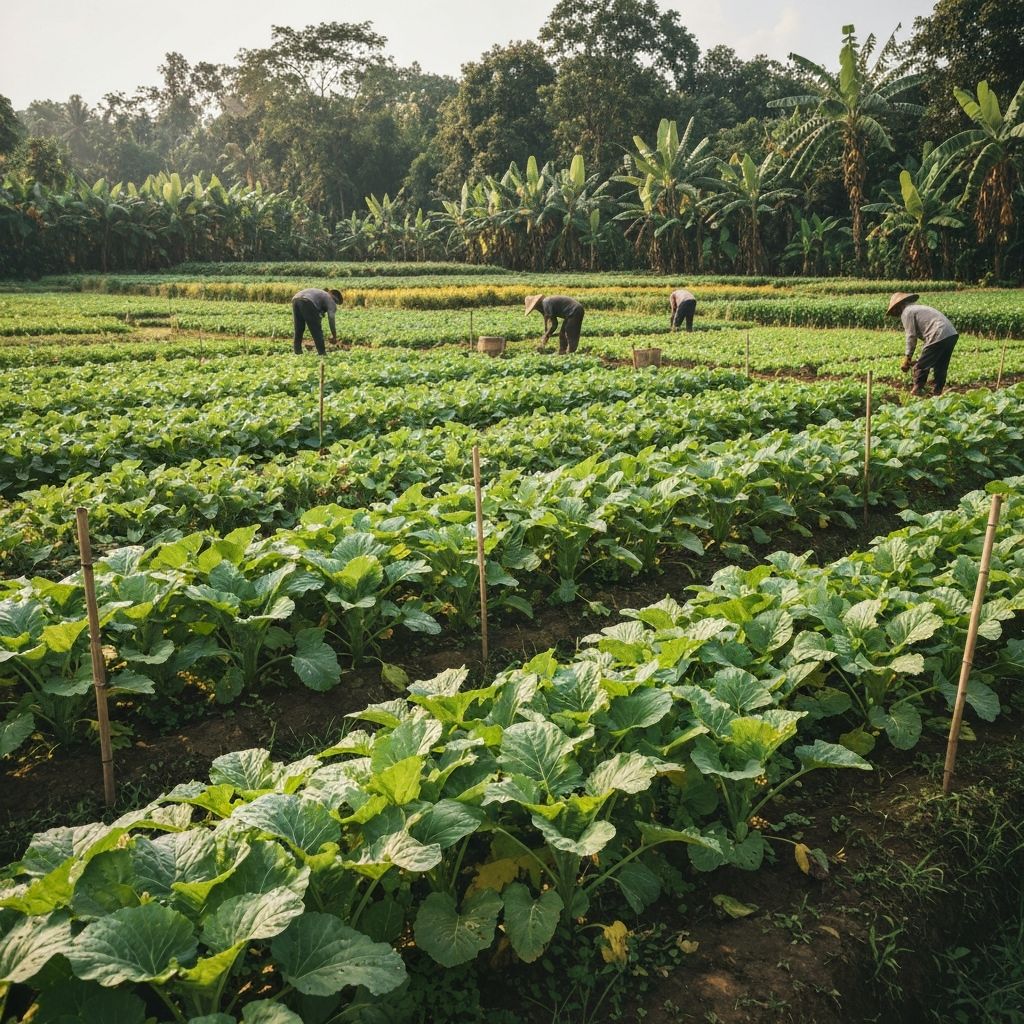 Kebun sayuran organik