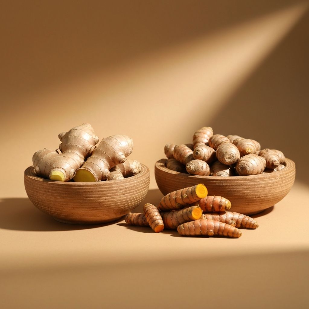 Ilustrasi akar tanaman tradisional